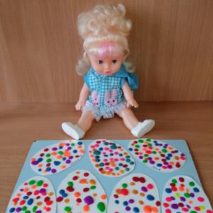 Конспект занятия по лепке «Пасхальное яйцо. Крапанки» для младшего дошкольного возраста