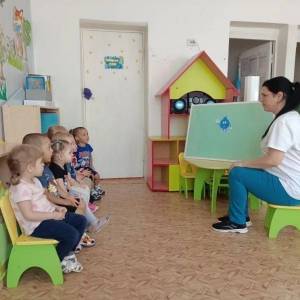 Организованная образовательная деятельность по речевому развитию «Где живет капелька» в первой младшей группе