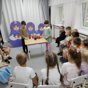 Фотоотчёт о занятии по рисованию «Русские матрёшки» в подготовительной группе