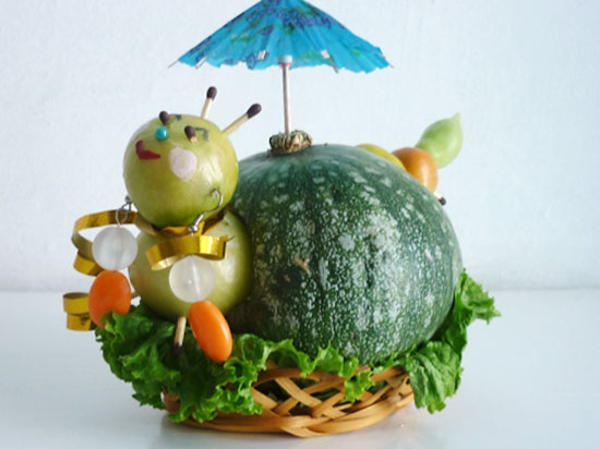 Овощные композиции для детского сада