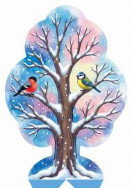 Зимнее дерево для макета Зимнее дерево для макета