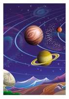 Планеты солнечной системы. Космический макет
