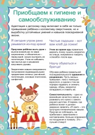 Гигиенические навыки и самообслуживание в период адаптации ребенка Гигиенические навыки и самообслуживание в период адаптации ребенка