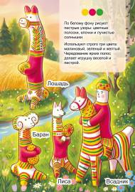 Филимоновские игрушки. Передвижка в картинках, плакат Филимоновские игрушки. Передвижка в картинках, плакат