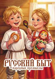 Русский быт, народные промыслы. Передвижка с картинками
