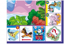 Игровое поле для финансовой настольной игры. Зоопарк Игровое поле для финансовой настольной игры. Зоопарк
