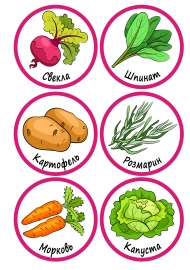 Лото для детей. Растения, которые мы едим Лото для детей. Растения, которые мы едим