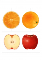 Апельсин, яблоко