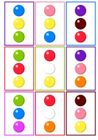 Дидактическая игра Подбери конфету по цвету