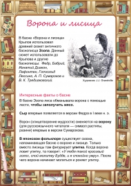 Ворона и лисица. История и интересные факты о басне Крылова Ворона и лисица. История и интересные факты о басне Крылова