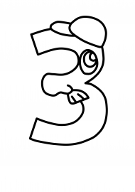 Раскраска Буква З - Змея распечатать - Буквы и алфавит