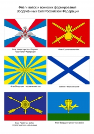 Флаги войск. Вооруженные силы, армия