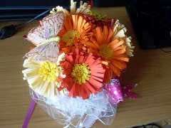 Букет для любимой мамочки Конкурс детских поделок. Январь 2014. Дошкольники Букет для любимой мамочки