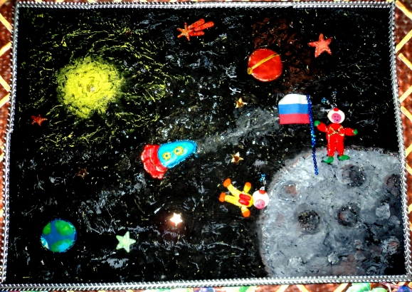Путешествие в космос Конкурс детских поделок. Апрель 2013 Путешествие в космос