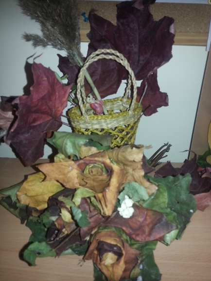 Осенний букет Конкурс детских поделок. Ноябрь 2014. Дошкольники Осенний букет
