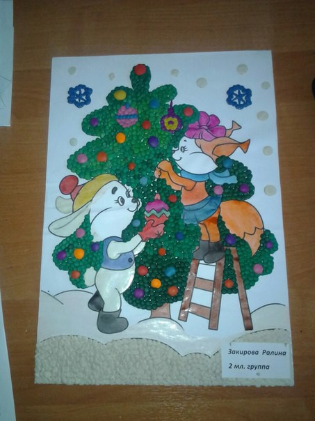 Зимняя сказка Конкурс Новогодних поделок. Январь 2016. Дошкольники Зимняя сказка