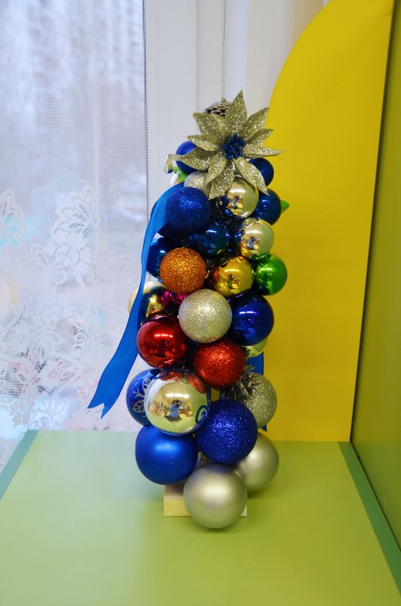 Новогодняя елочка Конкурс Новогодних поделок. Декабрь 2015. Дошкольники Новогодняя елочка