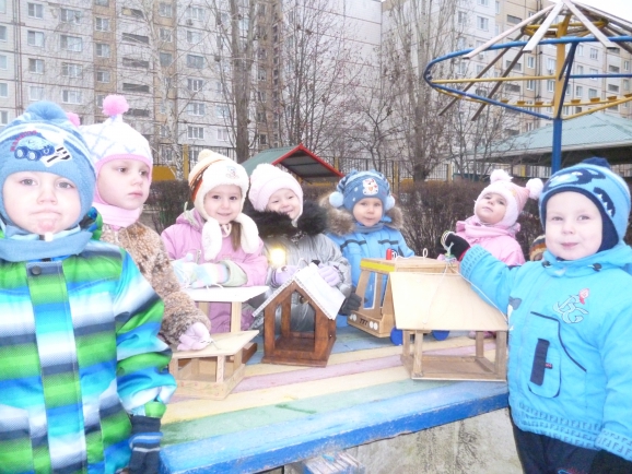 " Поможем птицам" Акция «Кормушка для пичужки» " Поможем птицам"