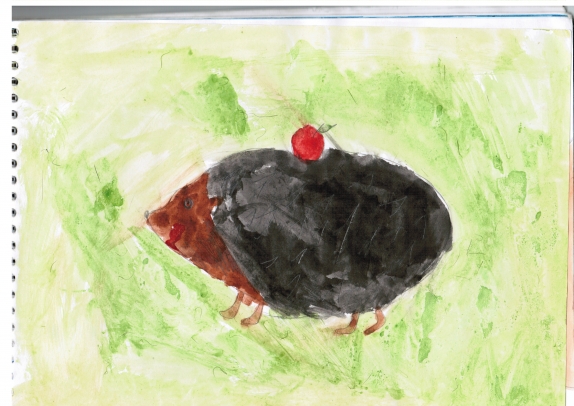Ёжик Конкурс детского рисунка. Сентябрь 2013 Ёжик