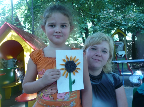 Подсолнух Конкурс детских поделок. Май 2013 Подсолнух