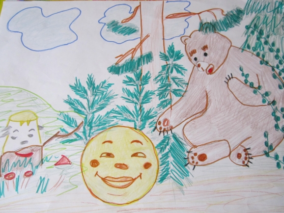 колобок Русская народная сказка. Июль 2013. колобок