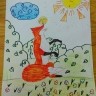 Хитрая лиса Русская народная сказка. Январь 2014. Поделки и рисунки. Дошкольники Хитрая лиса