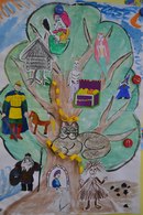 у лукоморья Конкурс детских поделок. Октябрь 2014. Дошкольники у лукоморья