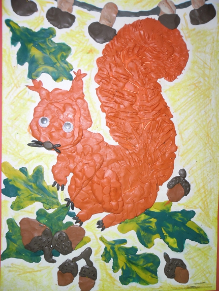 Белочка Конкурс детского рисунка. Май 2014. Дошкольники Белочка