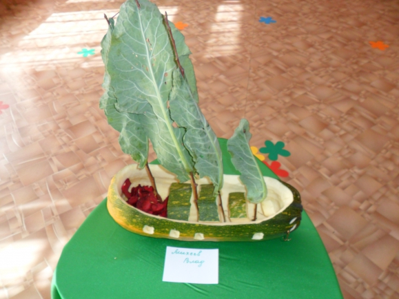 Парусник Конкурс детских поделок. Октябрь 2014. Дошкольники Парусник