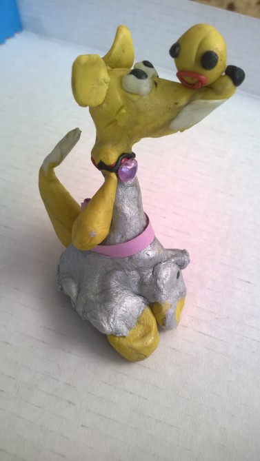 Лиса и колобок Любимая сказка. Июнь 2015. Поделки и рисунки. Дошкольники Лиса и колобок