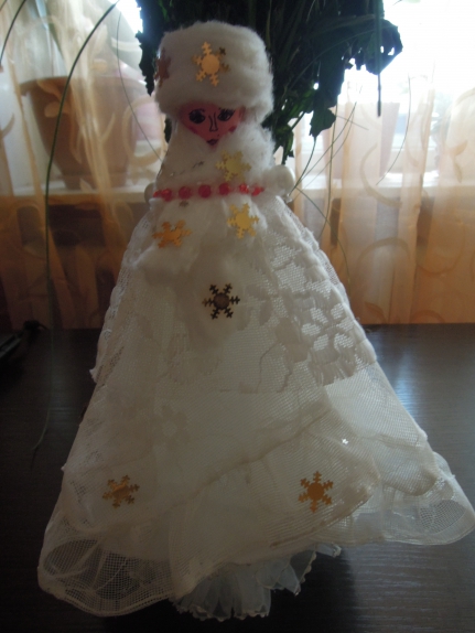 "Снегурочка" Конкурс Новогодних поделок. Декабрь 2013. Дошкольники "Снегурочка"