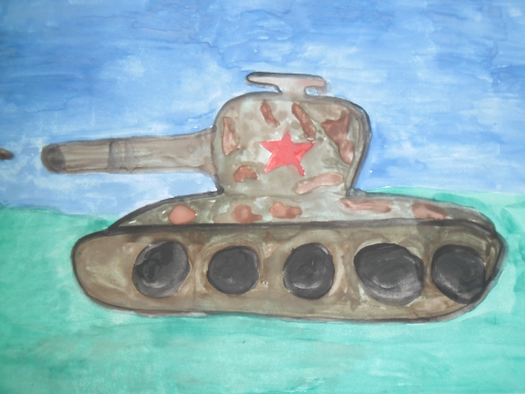 Танк Конкурс детского рисунка. Апрель 2013. Танк