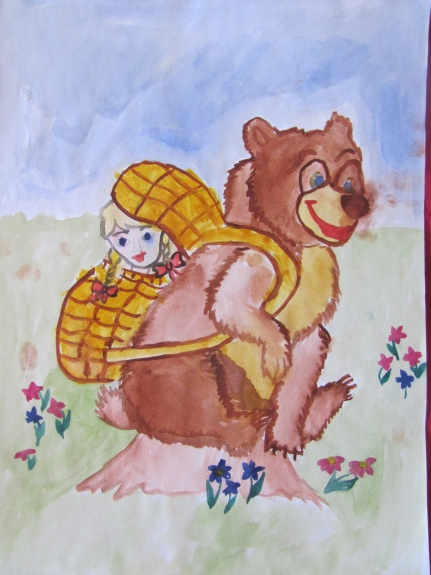 "Маша и медведь" Русская народная сказка. Апрель 2013. "Маша и медведь"