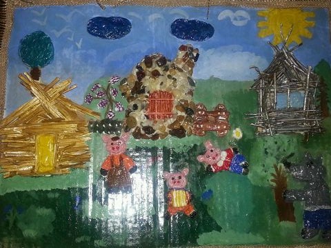 Сказка - "Три порасенка" Конкурс детских поделок. Ноябрь 2013 Сказка - "Три порасенка"