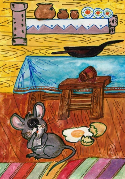 "Курочка Ряба".jpg Русская народная сказка. Май 2013. "Курочка Ряба".jpg