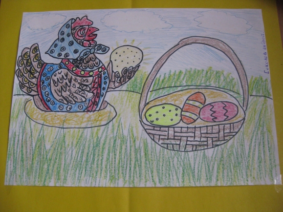 Курочка Ряба.JPG Русская народная сказка. Апрель 2013. Курочка Ряба.JPG