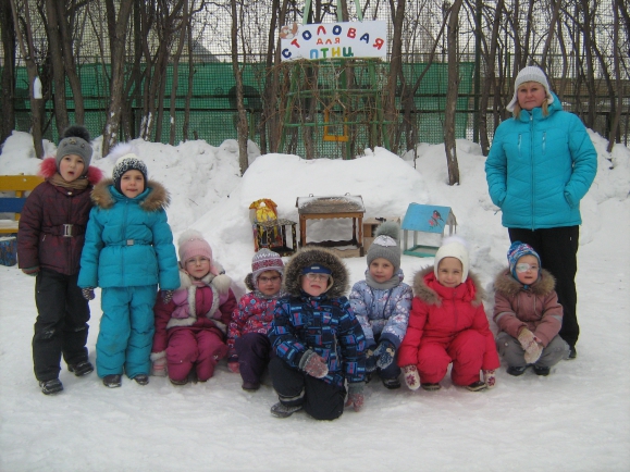 Наша столовая для птиц Акция «Кормушка для пичужки» Наша столовая для птиц