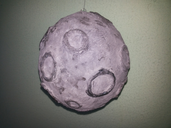 Макет луны из пластилина 1 класс