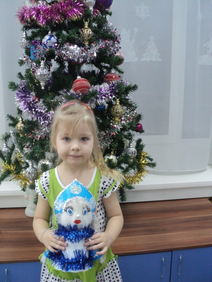 Снегурочка Конкурс Новогодних поделок. Декабрь 2013. Дошкольники Снегурочка