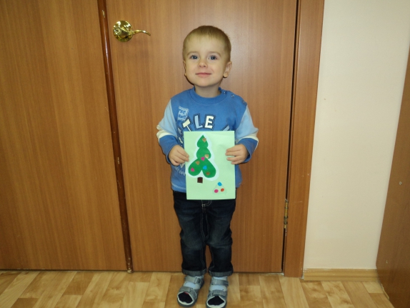 Ёлочку с любовью маме Конкурс Новогодних поделок. Февраль 2015. Дошкольники Ёлочку с любовью маме