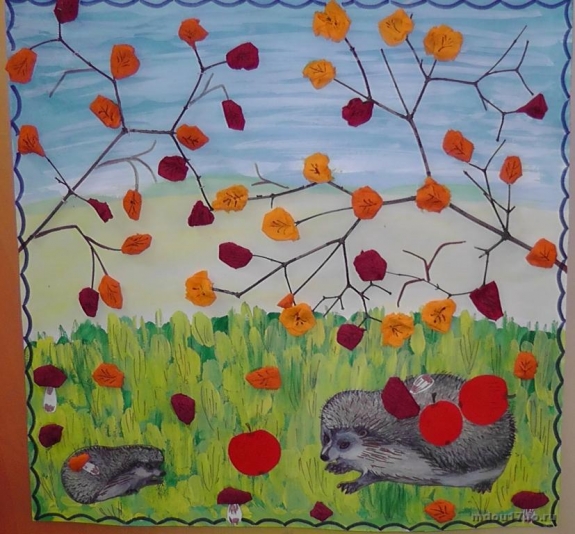 осень Конкурс детского рисунка. Октябрь 2013 осень