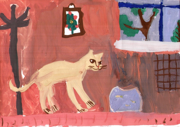 Кот в сапогах Русская народная сказка. Октябрь 2014. Поделки и рисунки. Дошкольники Кот в сапогах