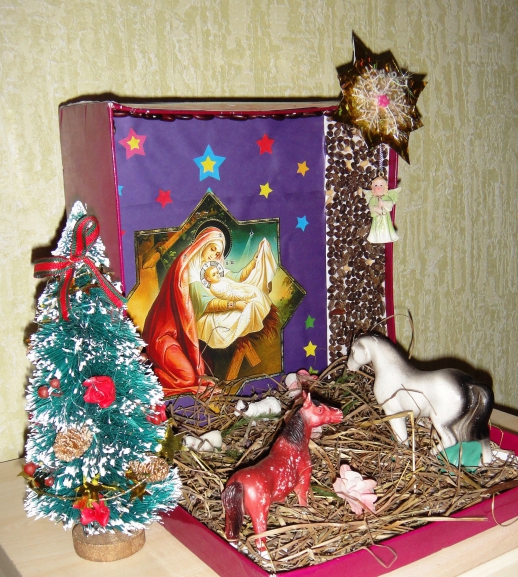 Вертеп. Конкурс Новогодних поделок. Январь 2014. Дошкольники Вертеп.