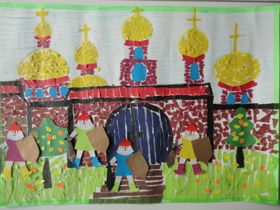 Русские Богатыри Русская народная сказка. Октябрь 2014. Поделки и рисунки. Дошкольники Русские Богатыри