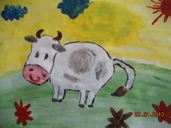 Буренка. Русская народная сказка. Апрель 2013. Буренка.