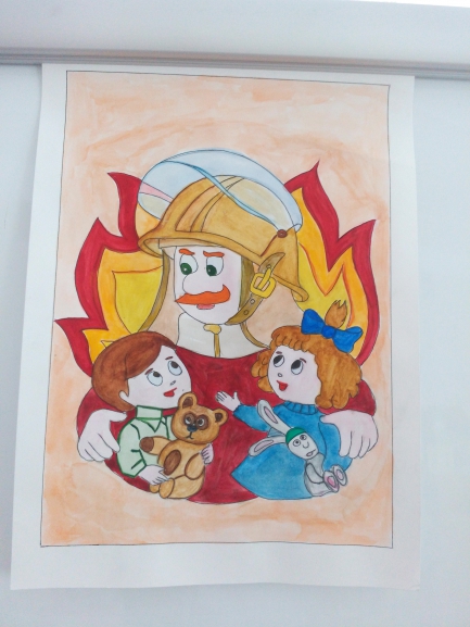 Спички детям-не игрушка! Конкурс детского рисунка. Февраль 2015. Дошкольники Спички детям-не игрушка!