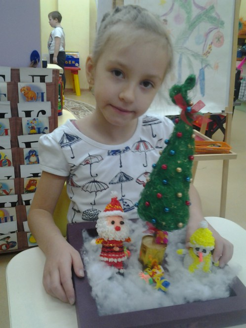 Новогодний сюжет Конкурс Новогодних поделок. Январь 2016. Дошкольники Новогодний сюжет