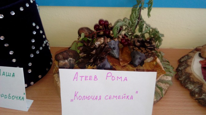 Колючая семейка Конкурс детского творчества «Осенние фантазии» Колючая семейка