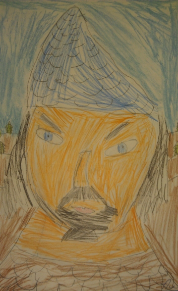 Богатырь.jpg Конкурс детского рисунка. Апрель 2013. Богатырь.jpg