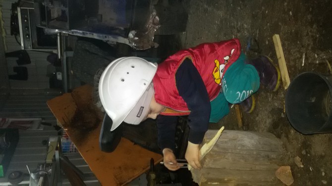 В процессе работы Акция «Кормушка для пичужки» В процессе работы
